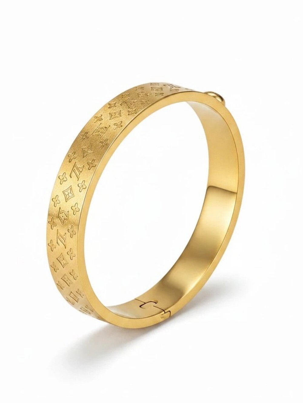 Louis Vuitton Nanogram Gold Cuff